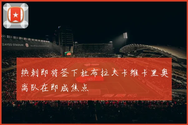 热刺即将签下杜布拉夫卡维卡里奥离队在即成焦点