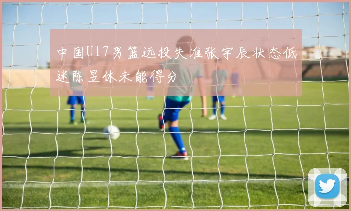 中国U17男篮远投失准张宇辰状态低迷陈昱休未能得分